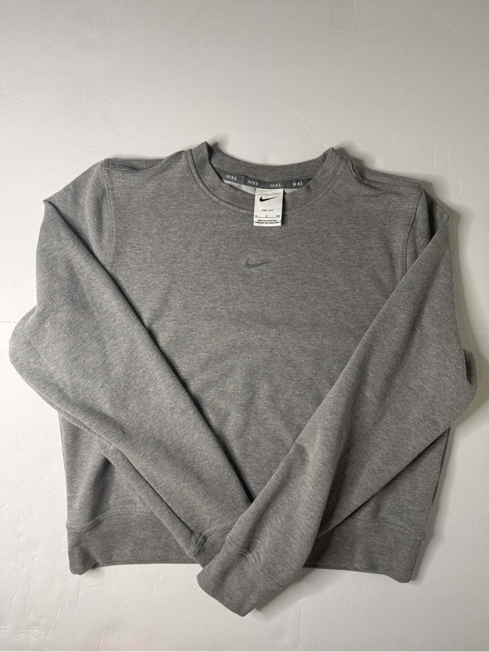 Nike Men's Heather Grey Crewneck Sweatshirt